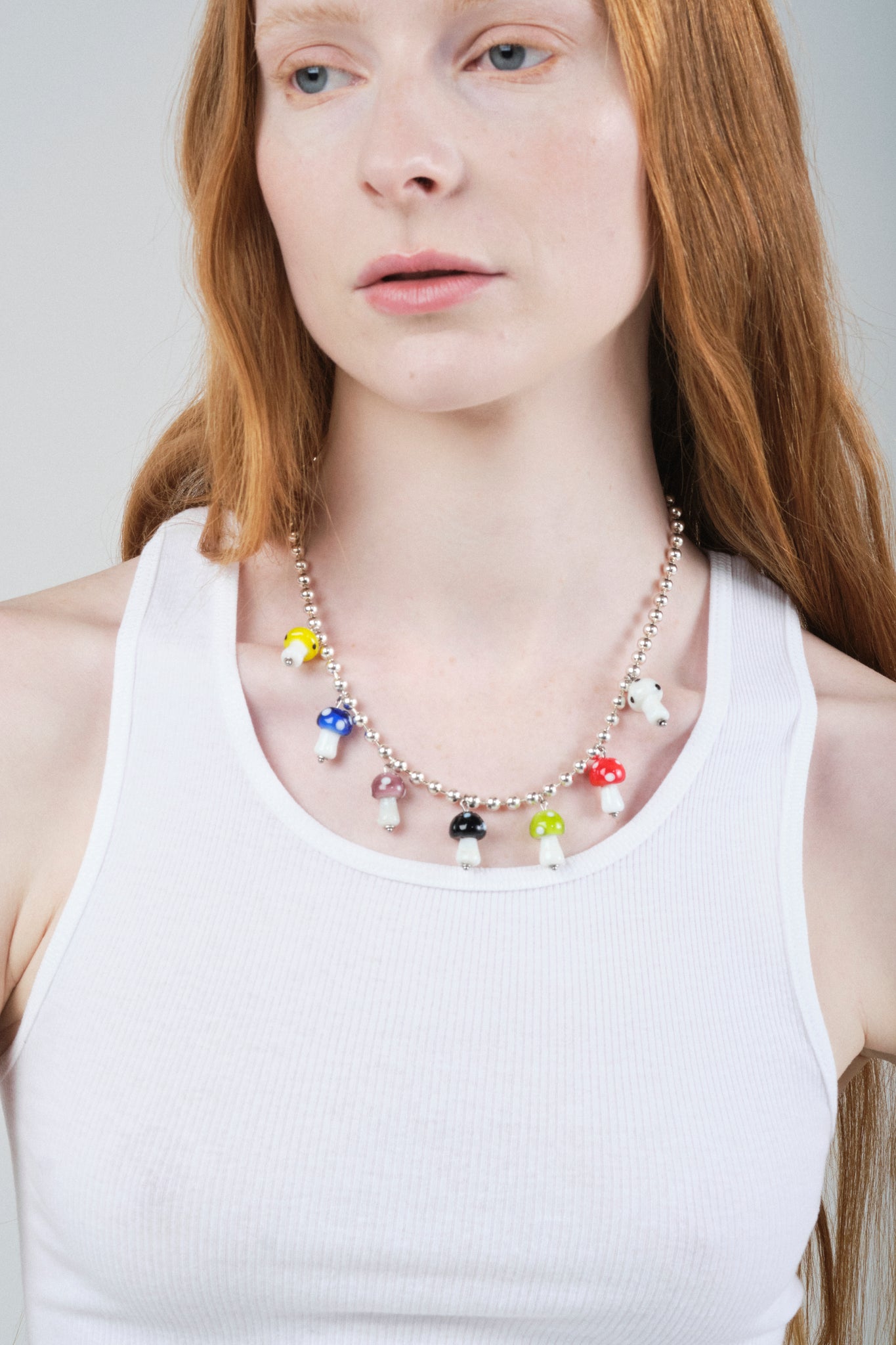 The Mushroom Charm Chain Necklace
